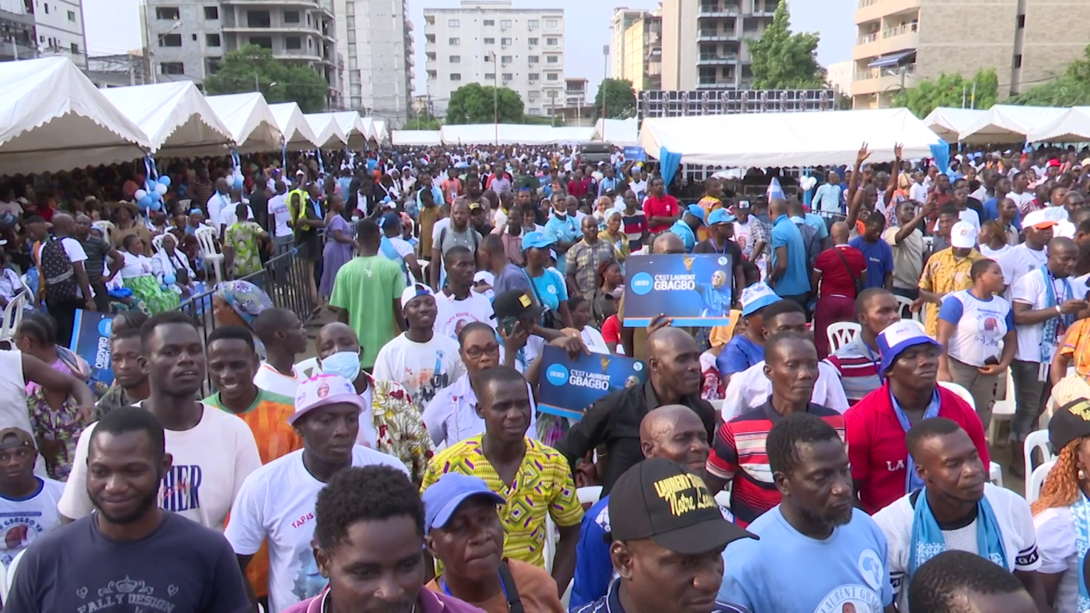 Laurent Gbagbo appelle à une élection apaisée