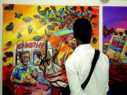 La peinture en Côte d’Ivoire, entre traditions et modernité. La peinture en Côte d’Ivoire, entre traditions et modernité.