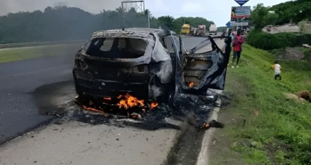 Son véhicule prend feu sur l’autoroute du Nord : Un magistrat et son fils échappent à la mort