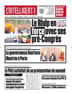 L’Intelligent en PDF  Paris – Casablanca- Koumassi – Cocody – Port-Bouët- Yopougon    Le Rhdp en force avec ses pré-Congrès
