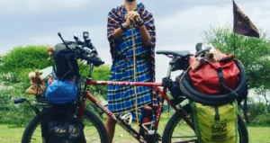 Youssef Sahsah: Le Marocain qui traverse l'Afrique à vélo