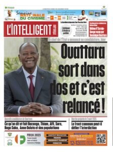 L’Intelligent en PDF : Le chef de l’État a annoncé sa candidature, hier   Ouattara sort dans  dos et c’est relancé !