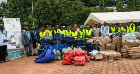 Région du Cavally : Les associations productrices du manioc et riz bénéficient de matériels agricoles ECOTER