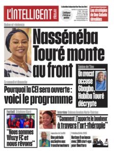 L’Intelligent en PDF:    Haine et violence   Nassénéba Touré monte au front
