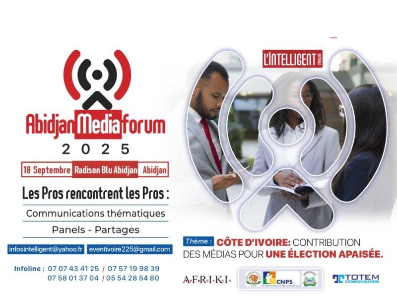 Abidjan Media Forum 2025- Ce qui est prévu entre Journalistes, autorités politiques et société civile Abidjan Media Forum 2025- Ce qui est prévu entre Journalistes, autorités politiques et société civile