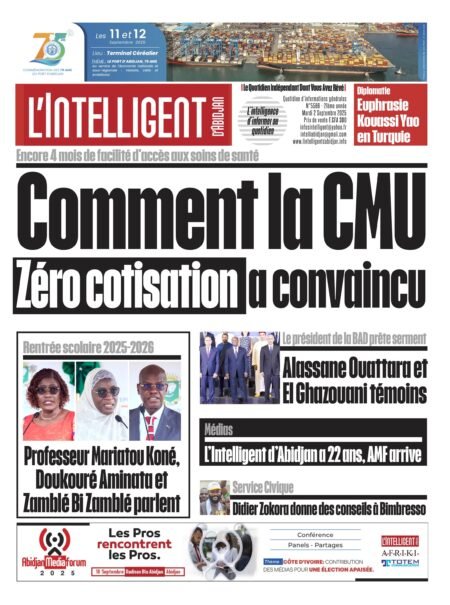 L’Intelligent en PDF:     Encore 4 mois de facilité d’accès aux soins de santé   Comment la CMU Zéro cotisation a convaincu