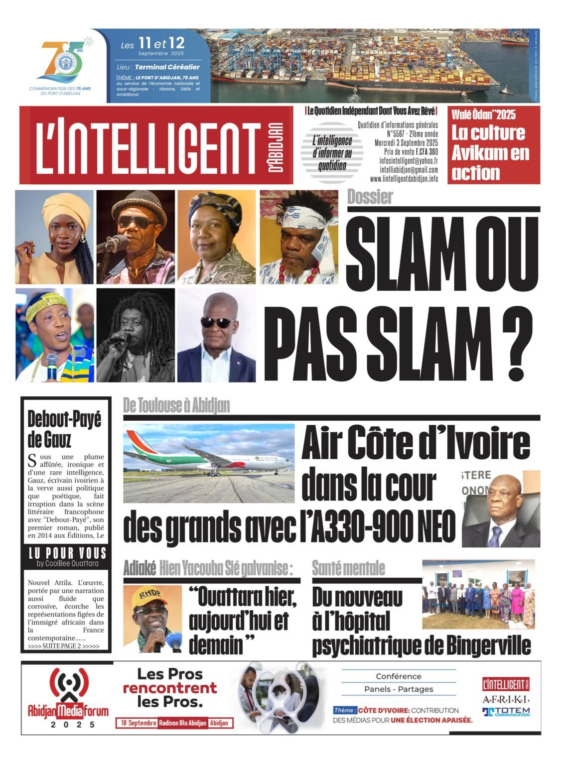 L’Intelligent en PDF :  Dossier   SLAM OU PAS SLAM ?
