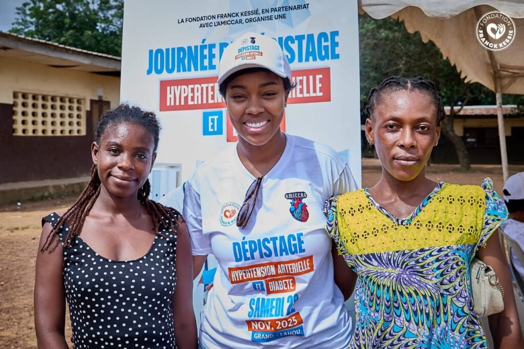 Grand-Lahou: La Fondation Franck Kessié offre un dépistage gratuit à plus de 500 habitants