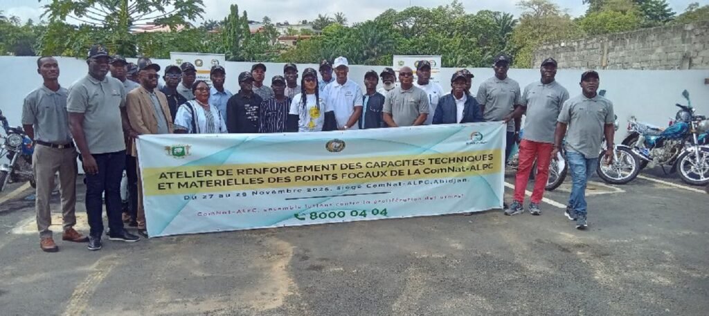Lutte contre les armes légères : la ComNat-ALPC renforce la mobilité de ses points focaux