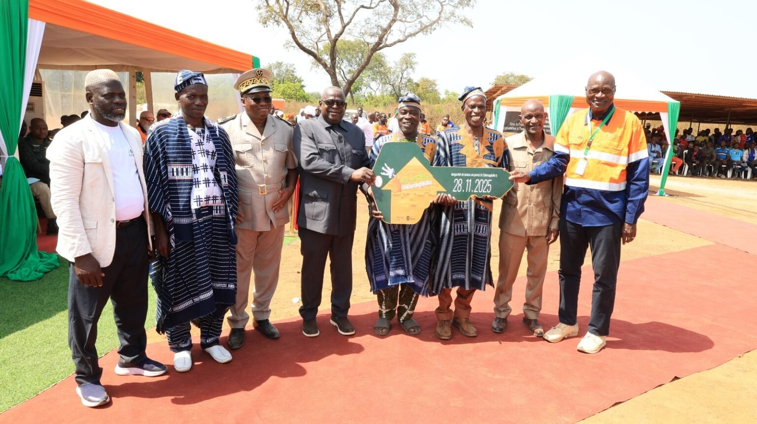 Impactées par la mine d’or Koné: Des populations relocalisées sur un 40 hectares Impactées par la mine d’or Koné: Des populations relocalisées sur un 40 hectares