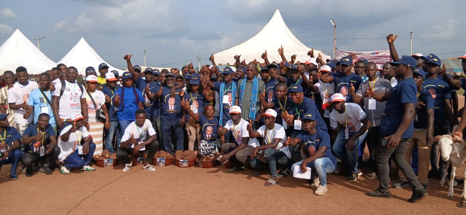 Gbêkê / Gblô: La CN-JAK rend hommage au ministre Assahoré Konan Jacques