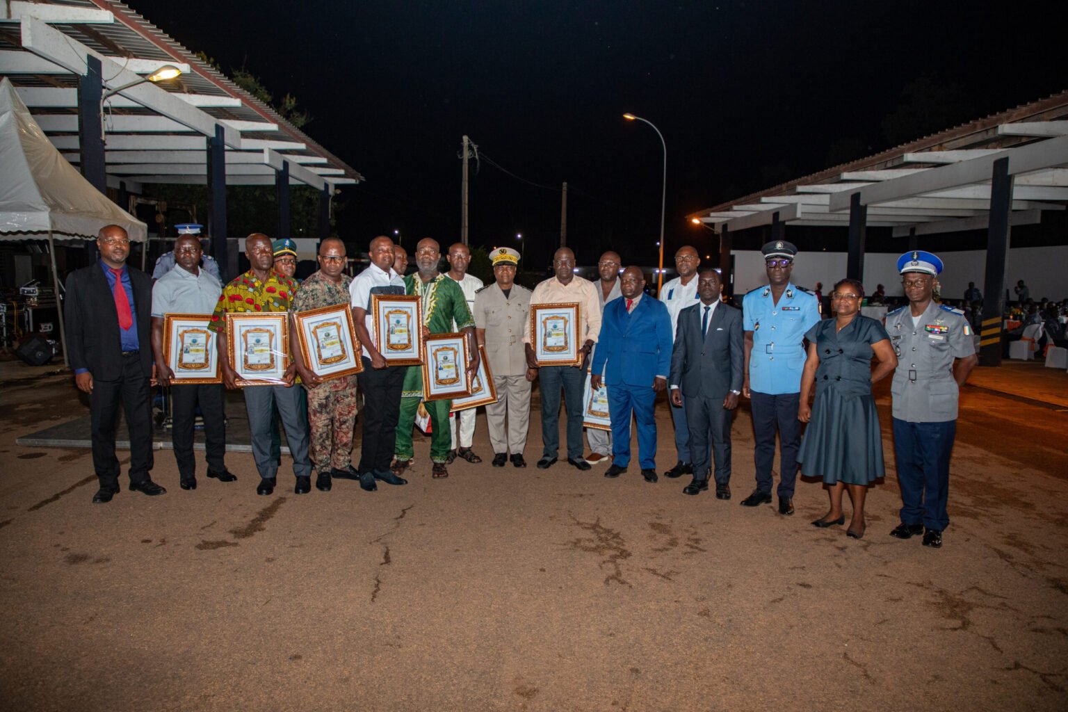 Deuxième Légion de gendarmerie de Daloa : Dix gendarmes admis à la retraite honorés  