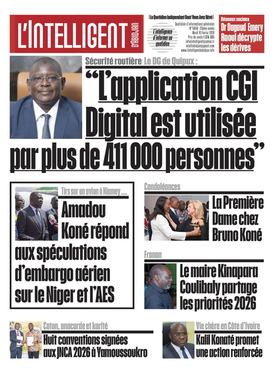 L’Intelligent en PDF: Sécurité routière – Le DG de Quipux : “L’application CGI Digital, est utilisée par plus de 411 000 personnes”